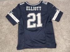 Nike NFL Cowboys Elliott #21 ジャージ 白 44 2016-22 Dallas Cowboys Elliott #21 Nike Game Away Jersey (XL)