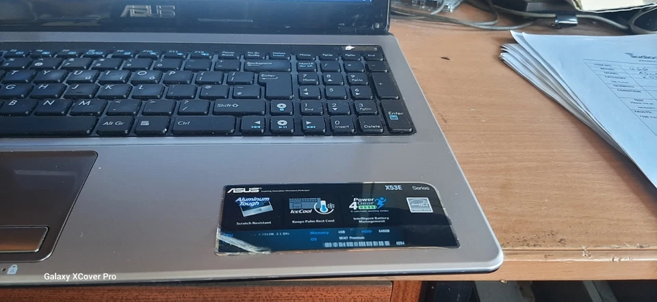 Asus X53E boots intel core i3-2nd gen @2.1Ghz 4GB Ram No HDD (466) - Image 4 of 4