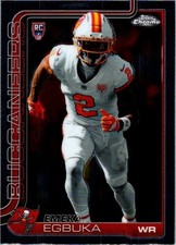 Emeka Egbuka 2025 Topps Chrome Base Rookie Card #312 - Buccaneers