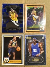 Indiana Pacer NBA Card Lot - Pascal Siakam Toppin Mathurin Isaiah Jackson /125
