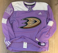 Anaheim Ducks Hockey Fights Cancer Authentic NHL Jersey size 54 MIC