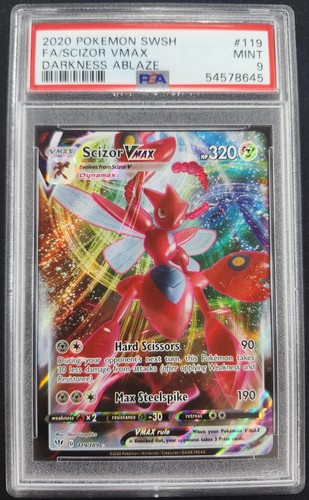 Scizor VMAX graded PSA 9 for sale on eBay