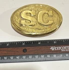 Civil War Confederate SC Belt Buckle – Reproduction – South Carolina