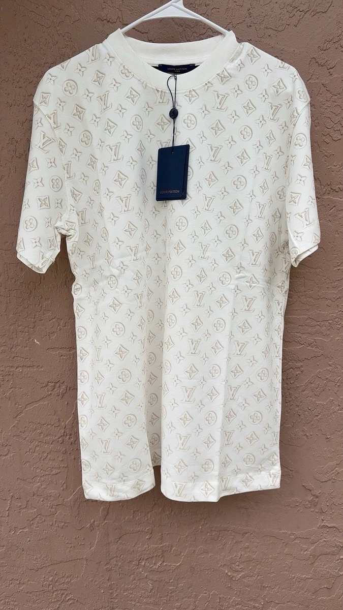 Louis Vuitton Short Sleeve White Shirts for Men for sale | eBay