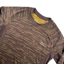 L.L. Bean Men's Brown Long-Sleeve Base Layer Shirt • LARGE