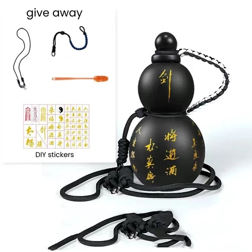 Black Myth: Wukong Gourd port bottiglia d'acqua 800ML porte gioco fan collezionismo - Foto 8 di 15