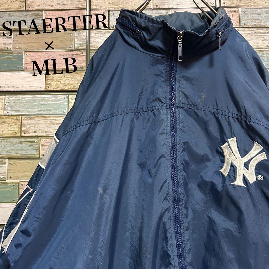 Starter Mlb Yankees Nylon Jacket Big Embroidery Logo