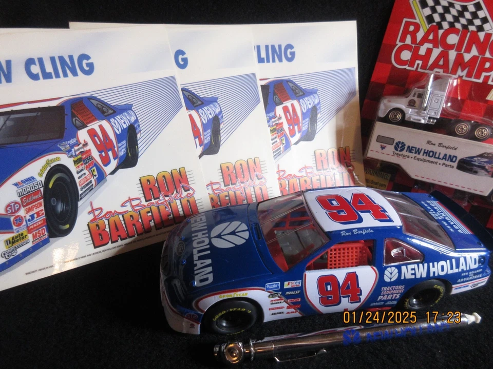 1:87 NASCAR 94 Рон Барфилд гоночная команда транспортер микро автомобиль Ford New Holland - Изображение 3 из 4