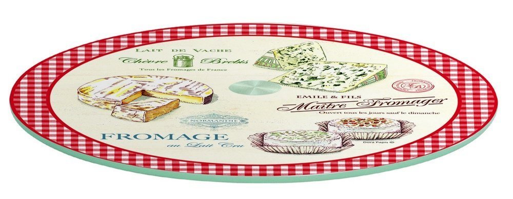 EasyLife Glass Lazy Susan Turntable Maître fromager Design