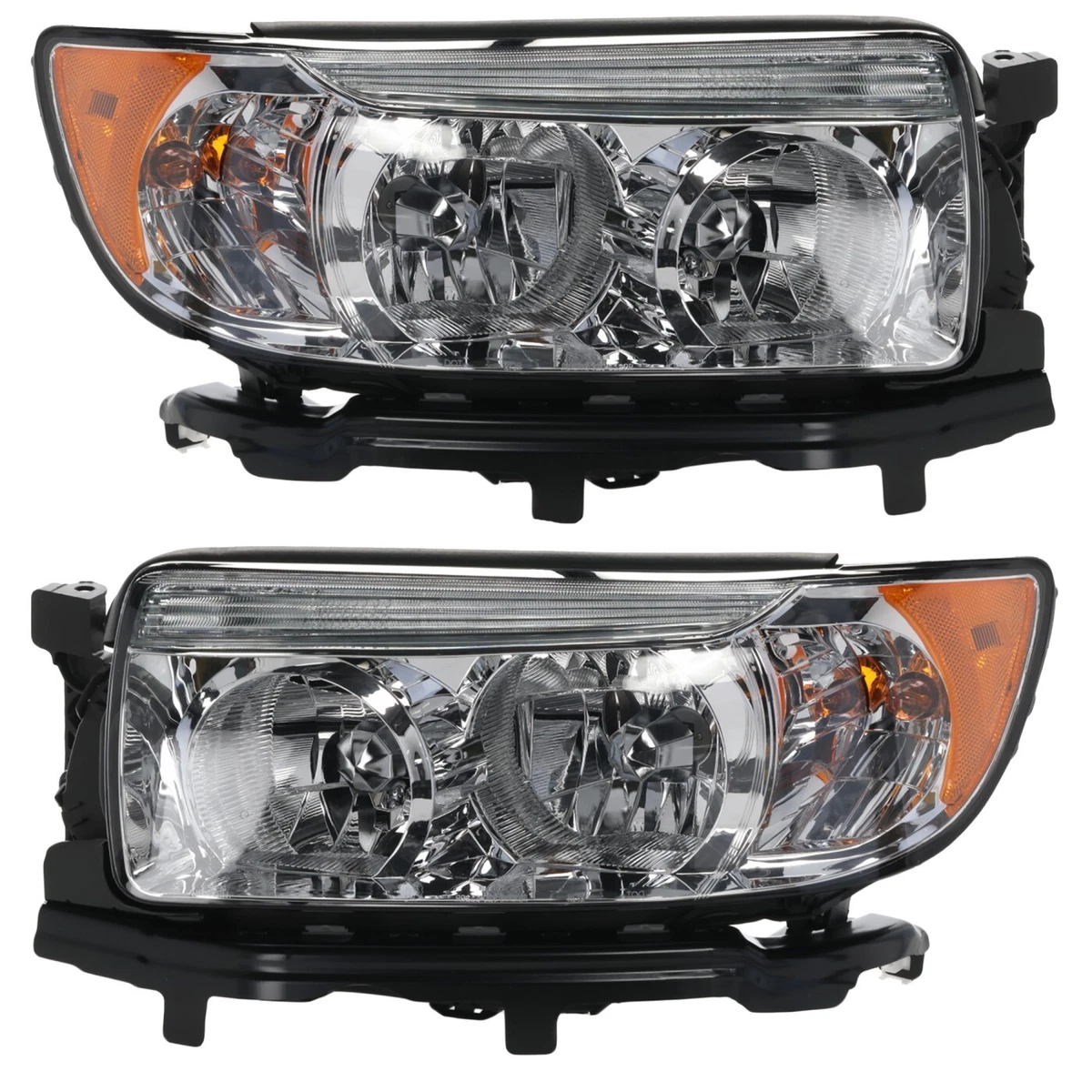 Headlight Set For 2006 2008 Subaru Forester Wagon Left and Right