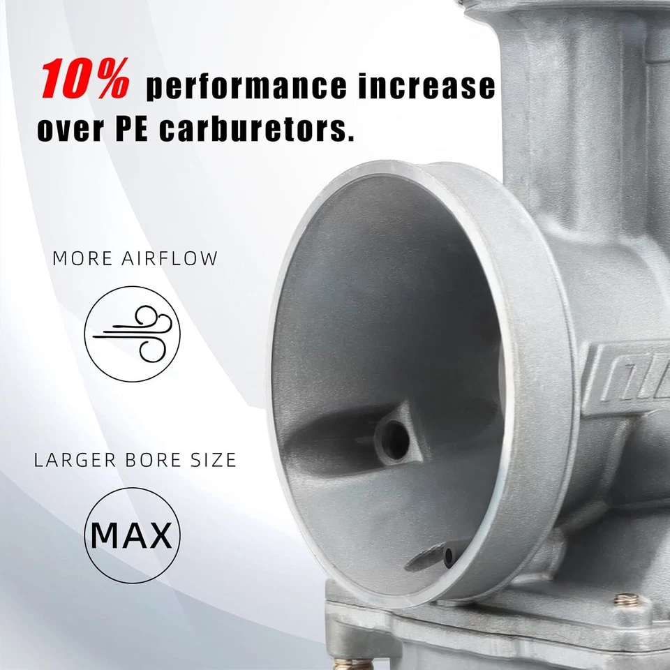 NIBBI PWK 36mm Pre-Jetted Carburetor Carb For Yamaha TT500 XT500 SR500 1976-1981 - Image 3 of 4