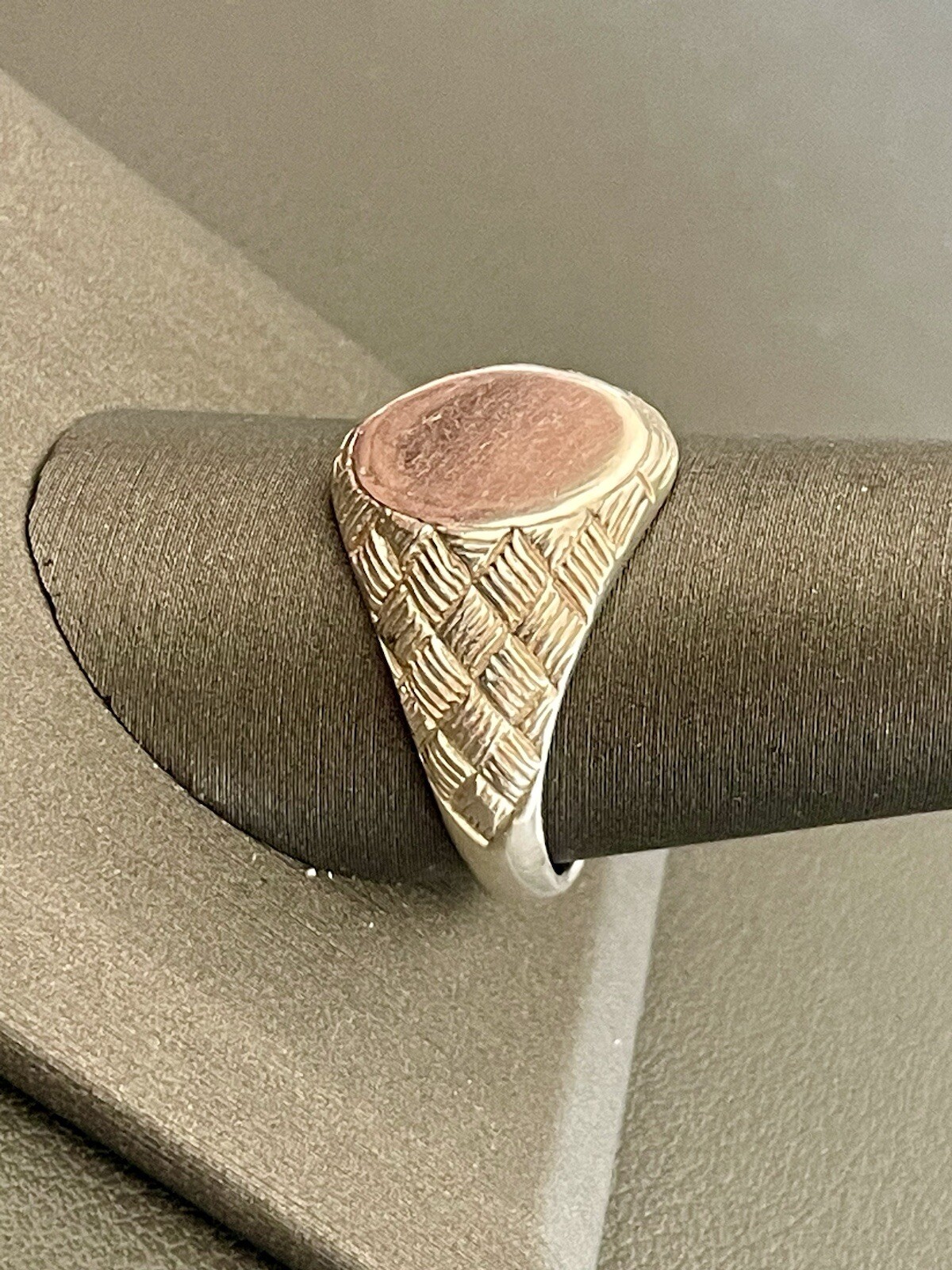 Solid 925 sterling Silver Signet Ring. Size 10.25… - image 3