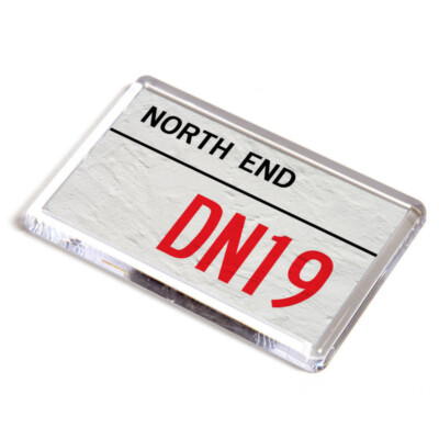 FRIDGE MAGNET - North End DN19 - UK Postcode