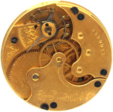 1893 ELGIN POCKET WATCH MOVEMENT 4829911 GRADE 117 6s 7j FJ 