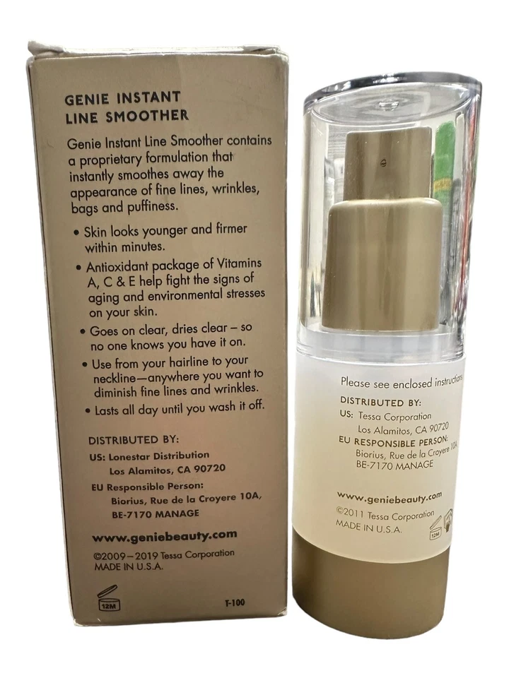 GENIE Instant Line Suavizante Piel Joven Sin Fragancia Hipoalergénico 19 ml Foto 2 de 3