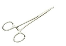 12PK 5.5" Straight Hemostat Forceps Locking Clamps Stainless Steel Surgical Tool