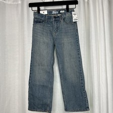 Boys Oshkosh B gosh Size 6R Classic Blue Jeans Adjustable Waist NWT