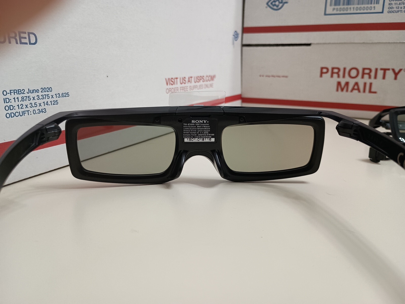 Sony TDGBT400A 3D Active Shutter Glasses Lot Of 2 eBay