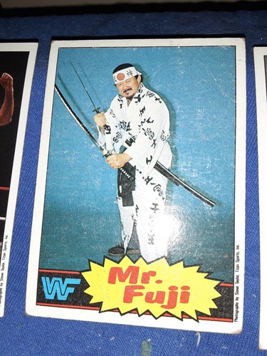 Mr. Fuji #17 1985 Topps WWF card