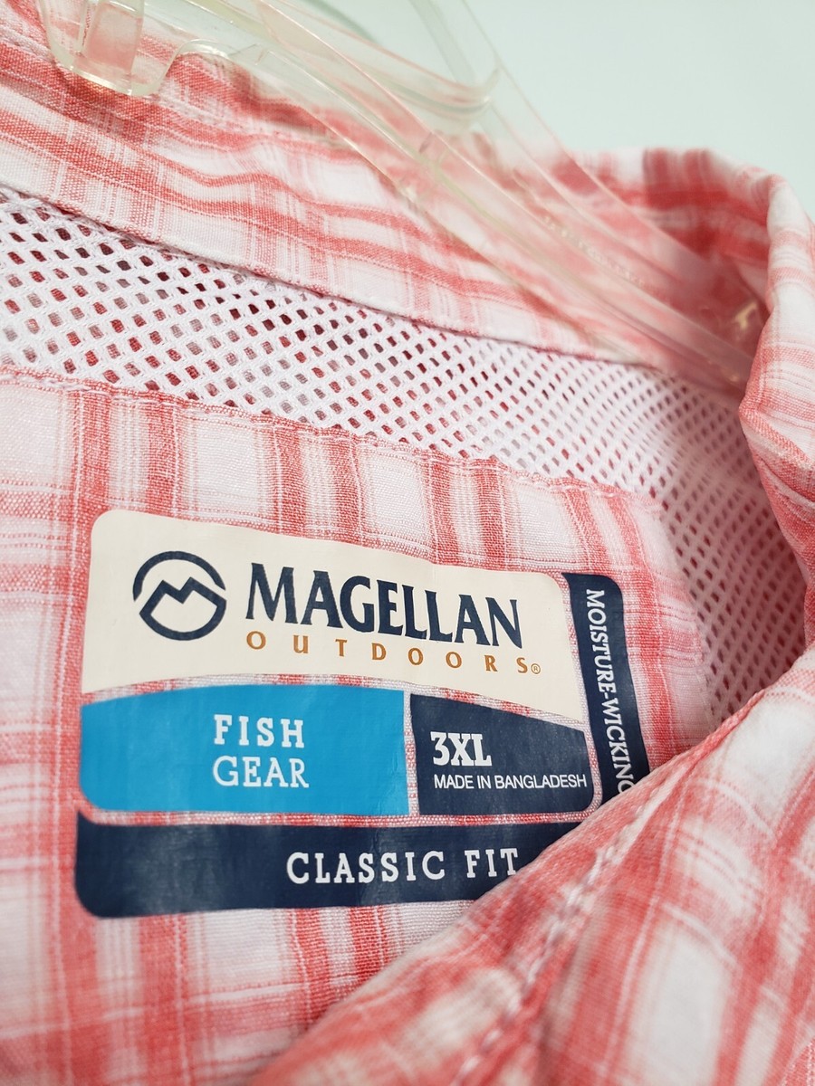 Chemise Magellan Outdoors Fish Gear homme X-Large sauge manches longues