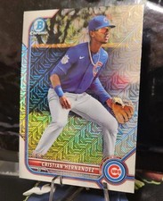 2022 Bowman Chrome Prospects Mojo Cristian Hernandez Chicago Cubs #BCP-66
