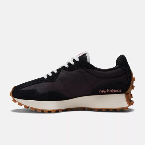 AUTHEN⚡NEWBALANCE 327 Women's Black with White and Mineral Red US Size Freeship - Picture 4 of 8