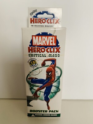 Marvel Hero Clix Critical Mass Spider Man Brand New Sealed 