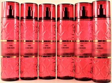 QTY 6 - Bath  Body Works OH, CHERRY Fine Fragrance Body Mist Spray Oh 8oz