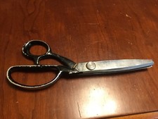 Japan Pinking Shears Scissors 9 Black Handles Zig Zag Vintage Sewing