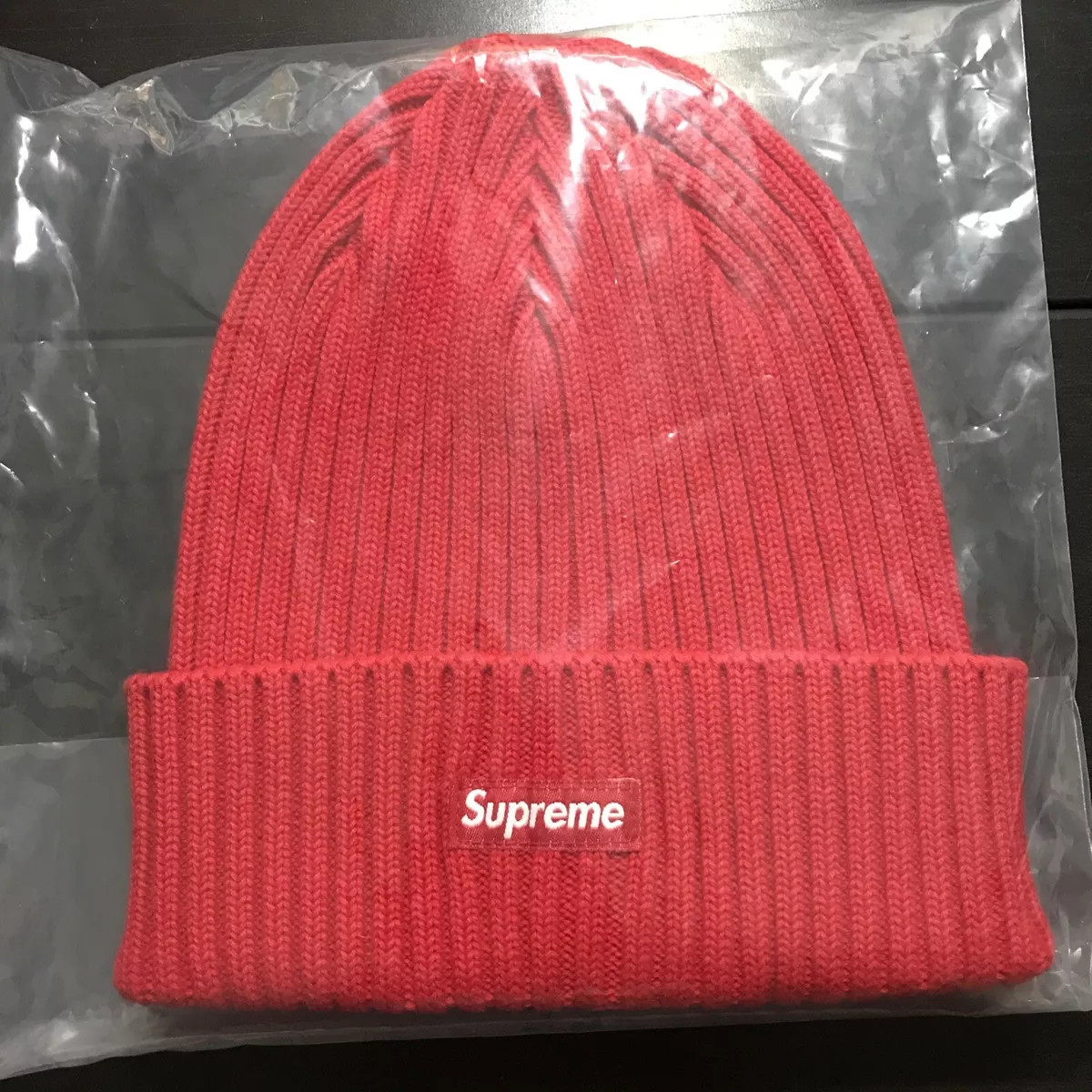 Supreme Overdyed Beanie Red Brand New Sealed SSBN8