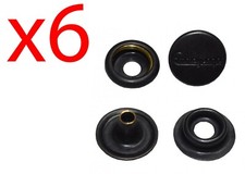 Emmaljunga parts snap button set BLACK (x6)