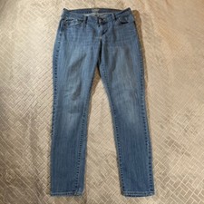 Old Navy Womens 6 Denim Jeans Blue Flirt Skinny Mid Rise Medium Wash Stretch