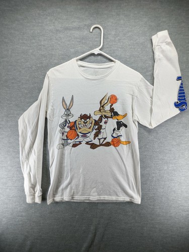 Space Jam 1996 Long Sleeve Shirt Sz S 