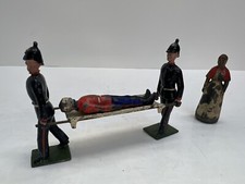 Britains Pre-war Royal Army Medical Corps Stretcher Bearers Nurse Toy Soldiers