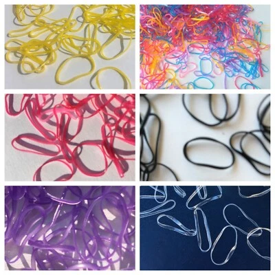 Bartschmuck Rastagummi Haargummi für Bartperlen Zopfgummi Bartgummi Bartringe