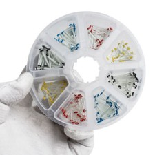 200 Pcs Dental Fiber Post Glass Quartz Teeth Restorative 1.0 1.2 1.4 1.6 1.8mm