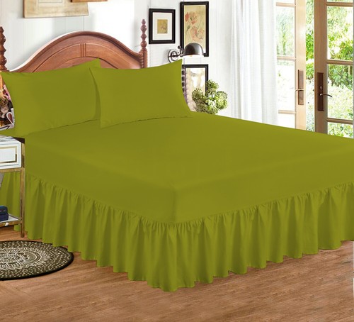 Extra Deep Fitted Valance Sheet Bed Sheets Single Double King Super King Size - Picture 19 of 20