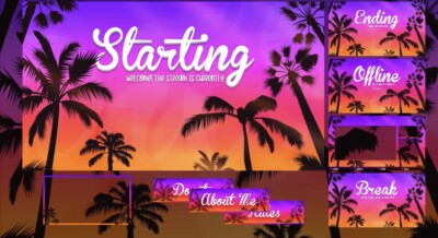 Twitch Custom Animated Twitch Stream Panels And Overlays! Professional & Quick