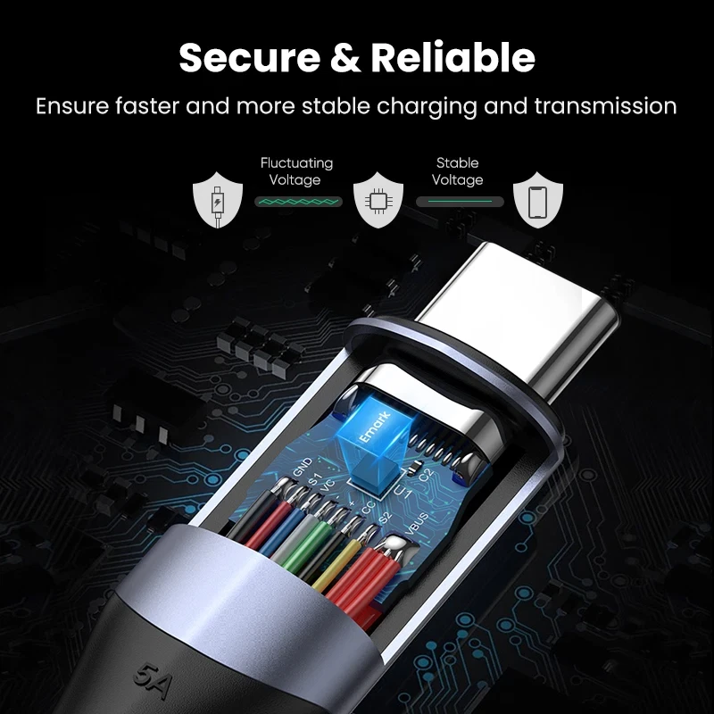 UGREEN 240W PD 3.1 10Gbps Supercharger 4K HD USB C to USB C Fast Charging Cable - Image 2 of 4