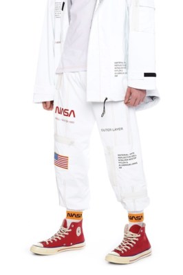 Heron Preston NASA リフレクティブパンツ Heron Preston x NASA High Tech Reflective Pants FW18 SOLD OUT | eBay