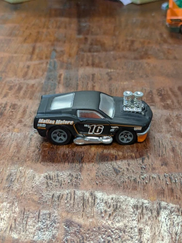 Mattel 2002 Hot Wheels Diecast Car '68 Mustang DTX47 Black Matias Motors