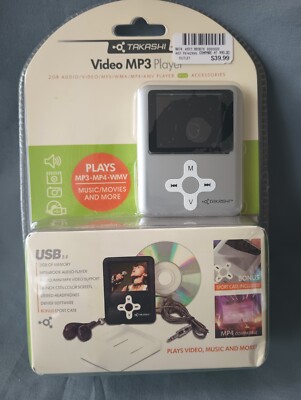 Vintage Retro Takashi 2GB Audio Video MP3 WMA MP4 AMV Player (2008) Unopened