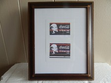 COCA COLA FRAME.--IT'S THE REAL THING-LENIN.- 11 3/4" x 9 3/4"/SOVIET ART. 1982