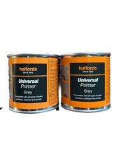 UNIVERSAL PRIMER GREY 250ML HALFORDS X2