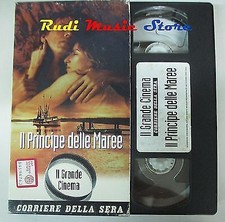film VHS IL PRINCIPE DELLE MAREE   CARTONATA  Corriere della Sera (F11 **)no dvd