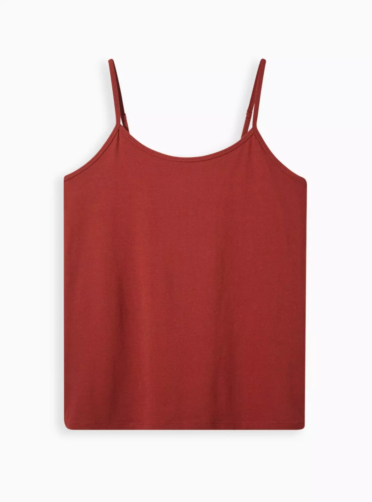 Torrid Foxy Knit Cami Tank w/ Adjustable Straps Madder Brown 5 5X 28 #A99608