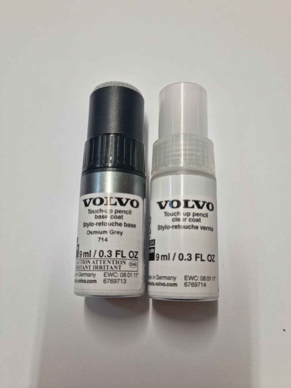 Volvo Touch Up Pen Set Paint Brush 2 Coat Brand New Genuine Various