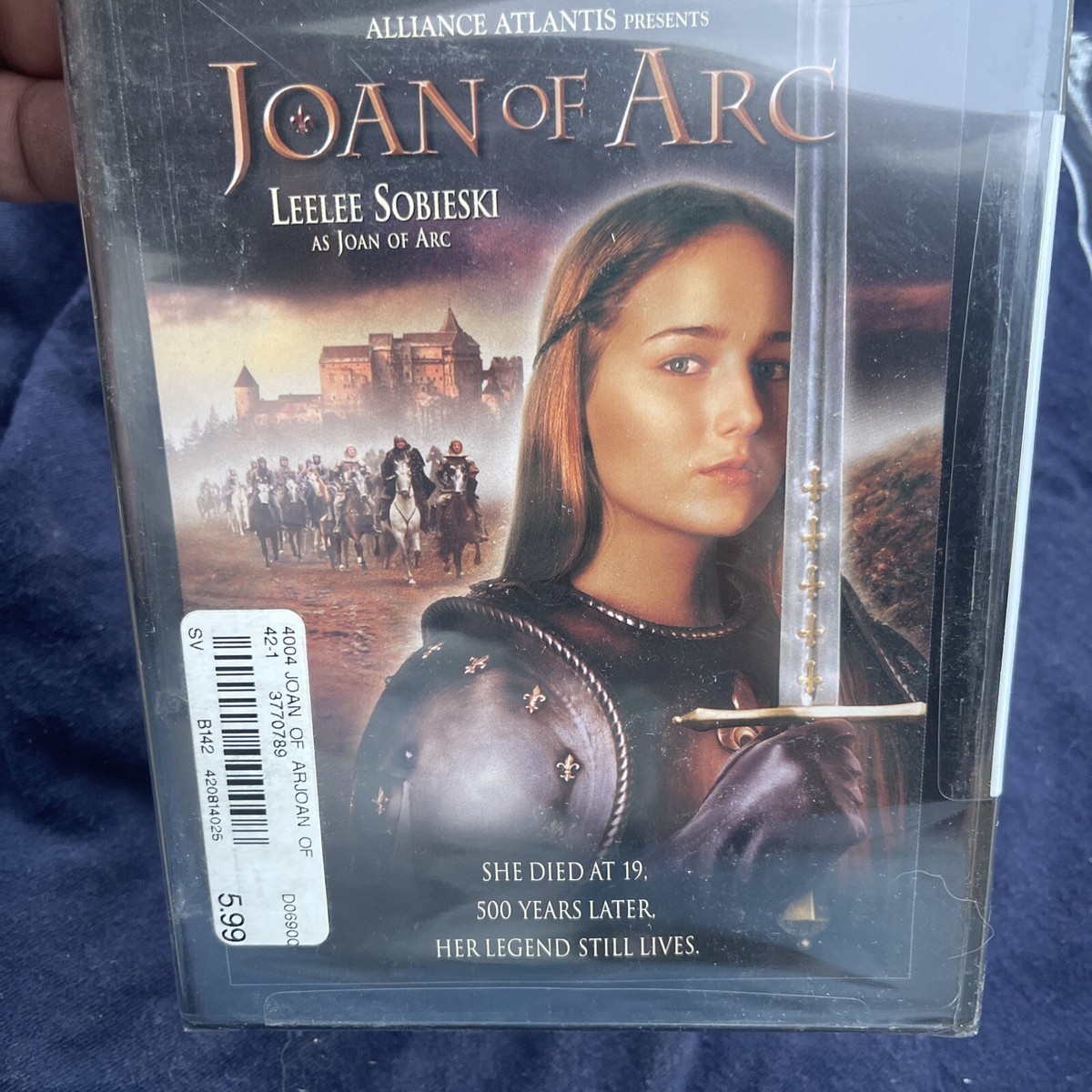 Joan of Arc DVD 2001 Leelee Sobieski Rare HTF TV Mini Series Peter