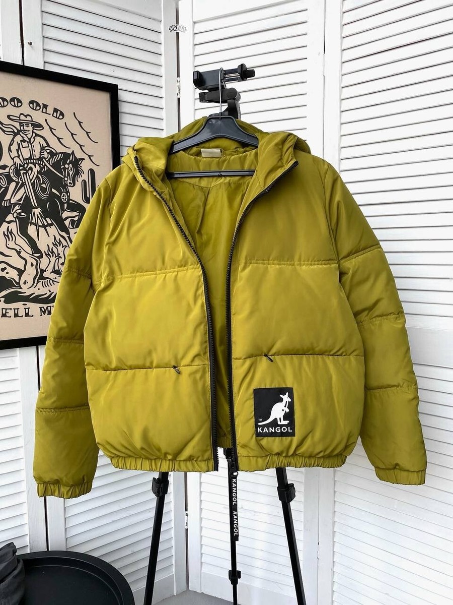 Kangol X H&M Green Puffer Cropped Jacket | eBay