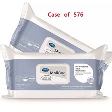 MoliCare Skin Personal Cleansing Wipe 9 x 13" Adult Washcloth Scented 576 Wipes